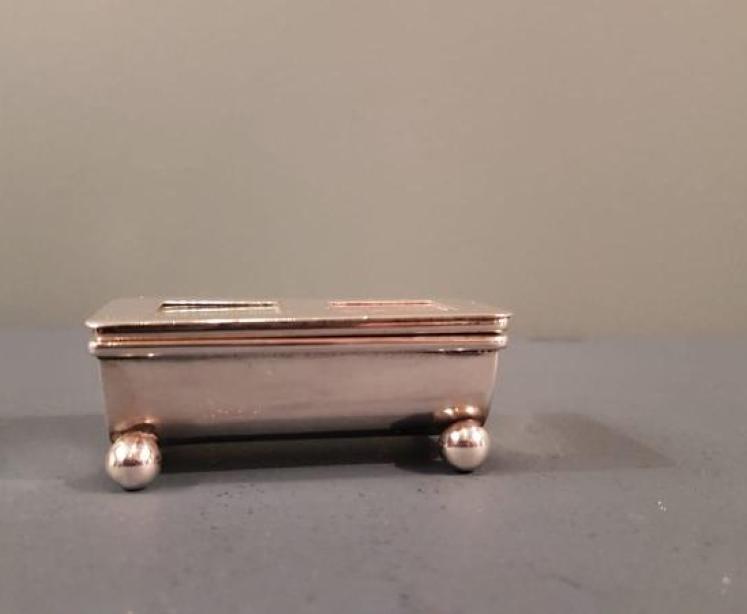 Victorian Silver Levi & Salaman Stamp Box - Image 3