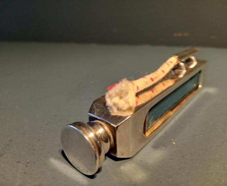 Edwardian Period London Silver Wax Seal & Holder - Image 2