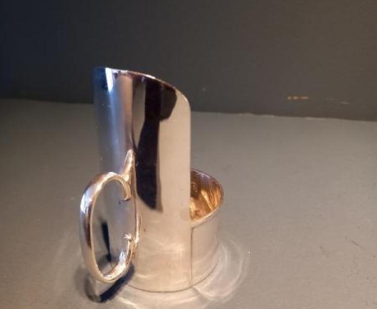 Antique Sheffield Silver Candle Holder - Image 3