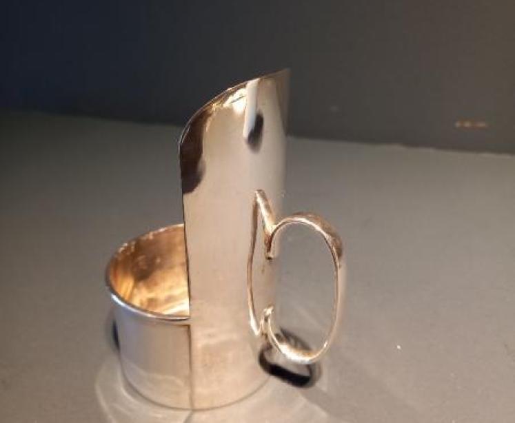 Antique Sheffield Silver Candle Holder - Image 4