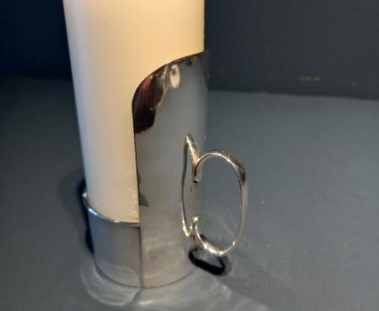 Antique Sheffield Silver Candle Holder - Image 7