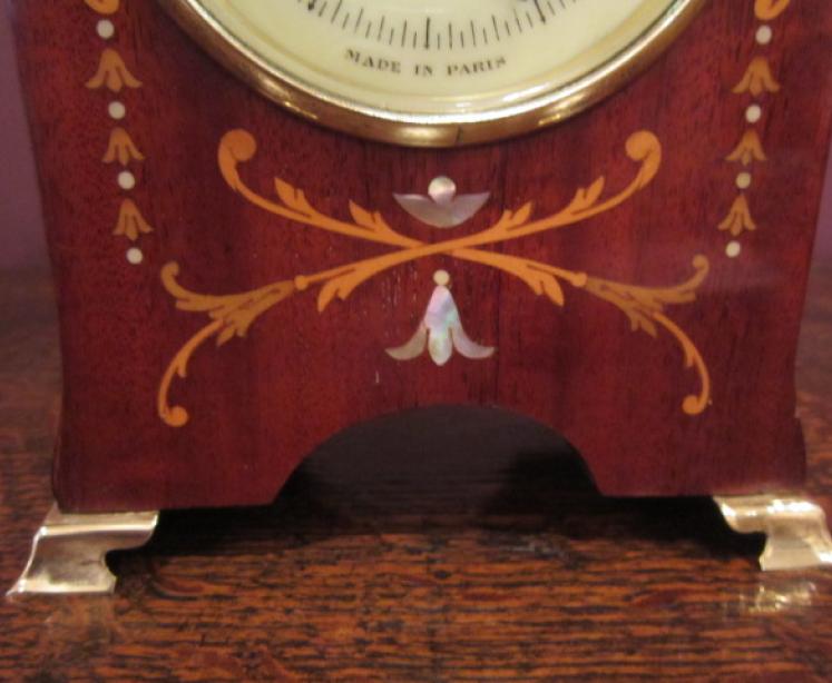 Top Quality Victorian Inlaid Desk Top Barometer - Image 2