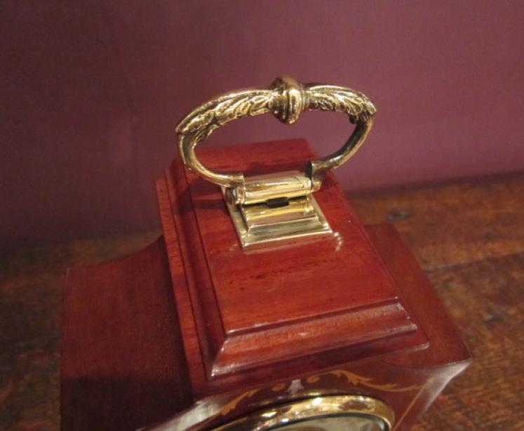 Top Quality Victorian Inlaid Desk Top Barometer - Image 4