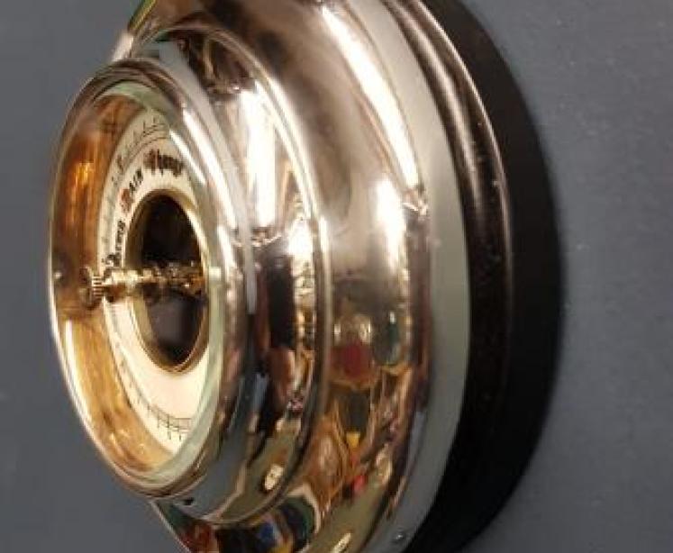 Fine George V Silver Cased Barometer - Image 7