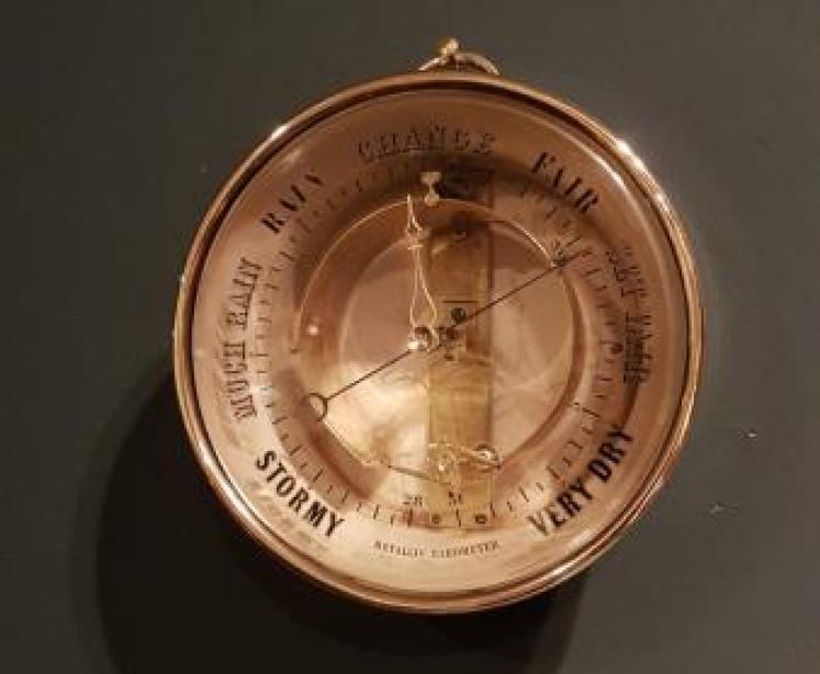 Rare 19th Century Eugene Bourdon Metallic Barometer - Image 1