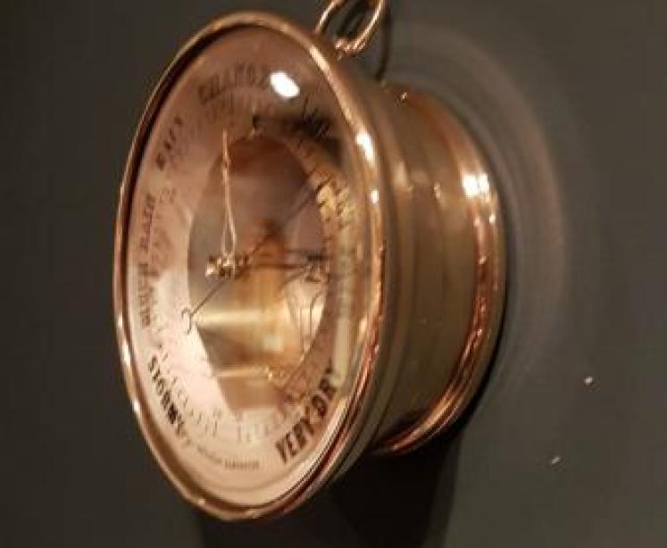 Rare 19th Century Eugene Bourdon Metallic Barometer - Image 2