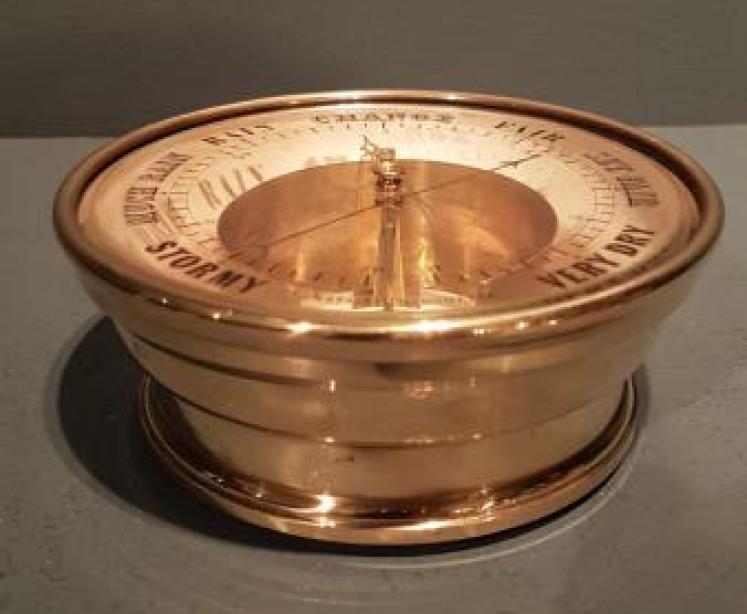 Rare 19th Century Eugene Bourdon Metallic Barometer - Image 4