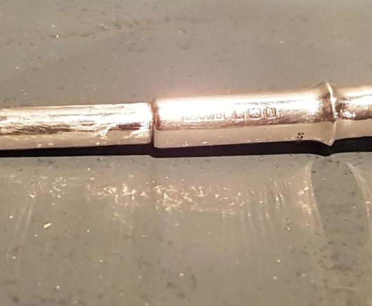 Sampson Morden Silver Telescope Cigar Piercer - Image 3