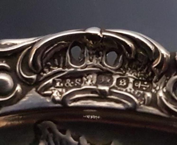 Victorian Levi & Salaman Pin Dish - Image 4