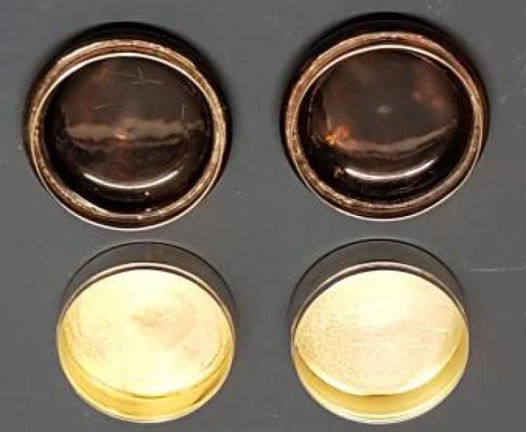 Matching Pair of Antique Silver and Tortoise Shell Pill Boxes - Image 4