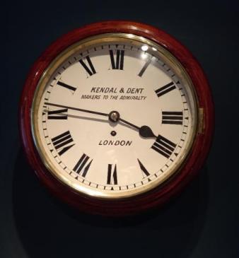 Antique Kendal & Dent Fusee Wall Clock