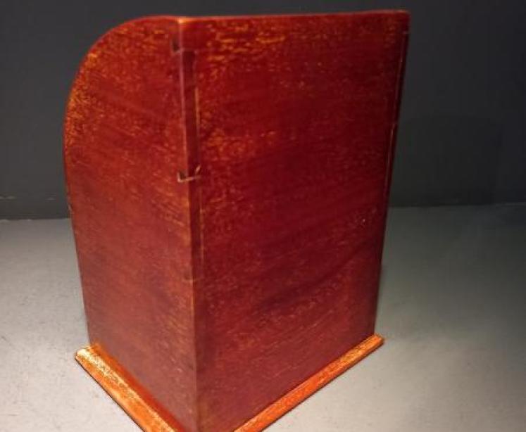 Antique Sheraton Inlaid Letter Rack - Image 5