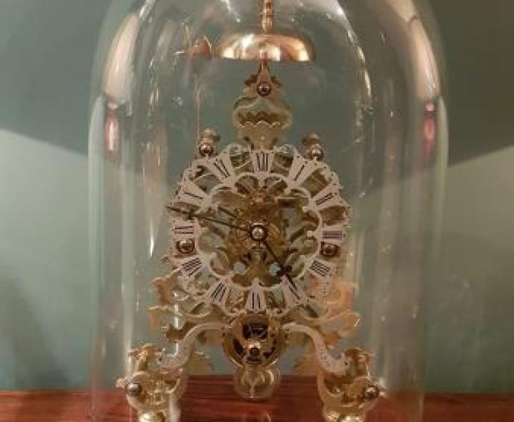 Superb Victorian Rosewood Dent of London Skeleton Clock - Image 1