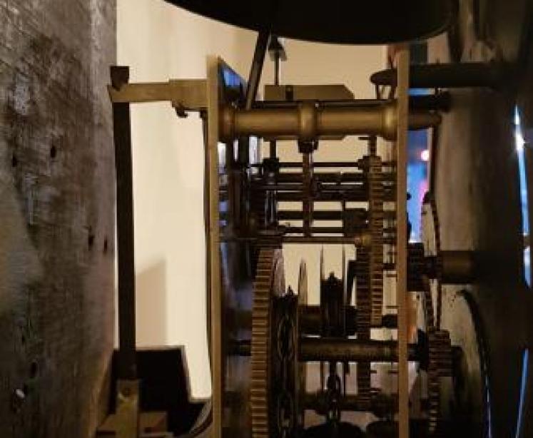 George III Period Oak Jonas Barber Clock - Image 5