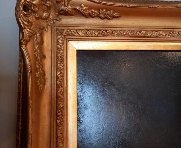 Pair of Victorian Oil on Canvas Portraits - Image 3