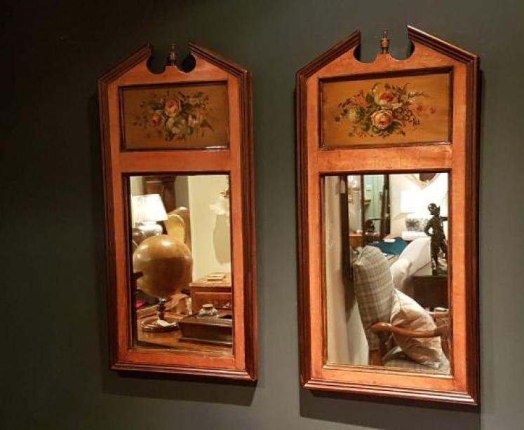 Matching Pair of Victorian Mirrors - Image 1