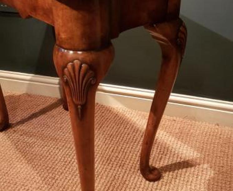 Fine Quality George I Style Walnut Gaming Table - Image 6