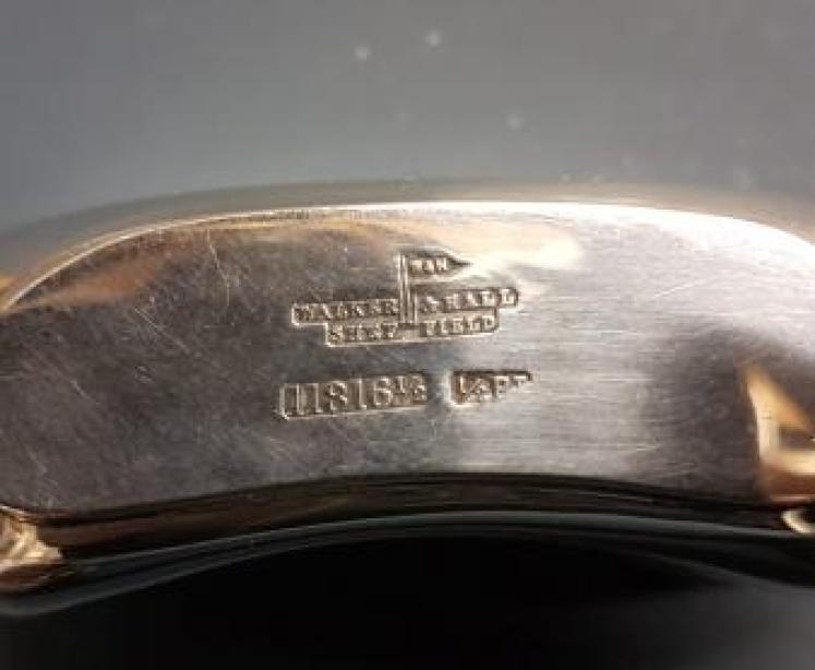 Large Edwardian Silver Half Pint Hip Flask and Cup - Image 3