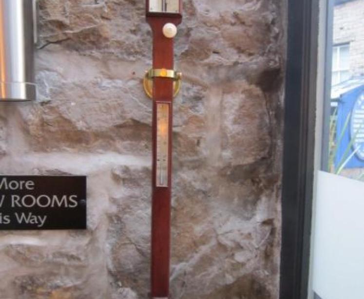 Fine Early Victorian Cardiff Marine Stick Barometer - Image 1