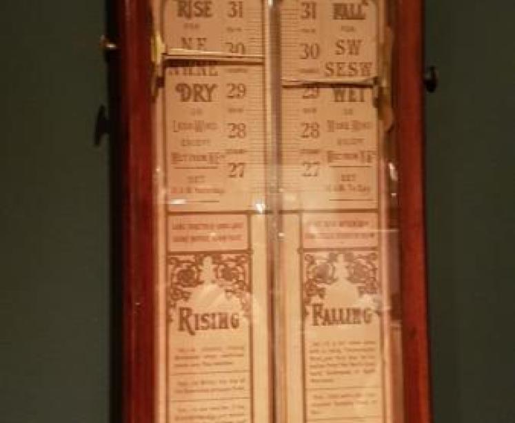 Edwardian Mahogany Cased Fitzroy Barometer - Image 2