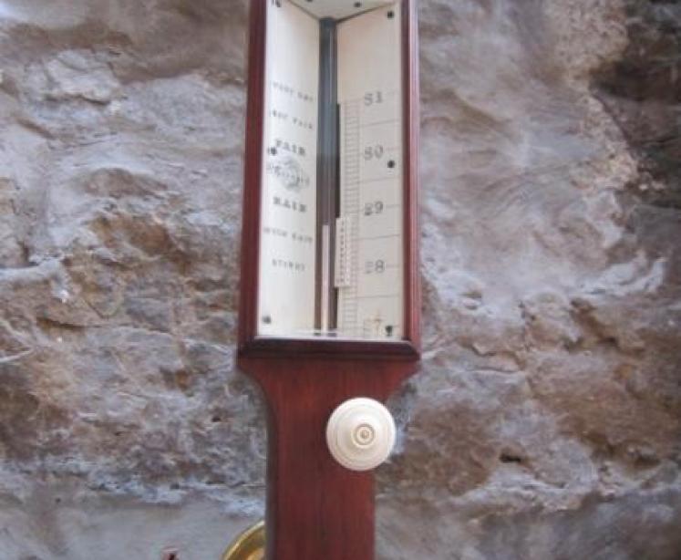 Fine Early Victorian Cardiff Marine Stick Barometer - Image 2