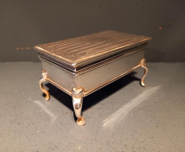 Fine George V Period Silver Jewellery Table Box - Image 5