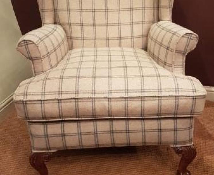 Victorian Wing Back Arm Chair - Image 1
