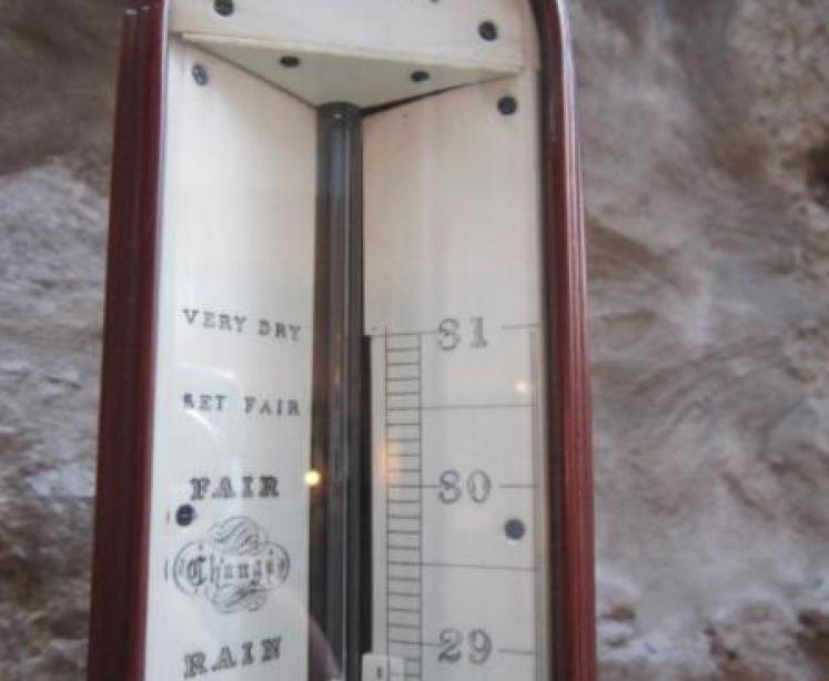 Fine Early Victorian Cardiff Marine Stick Barometer - Image 5