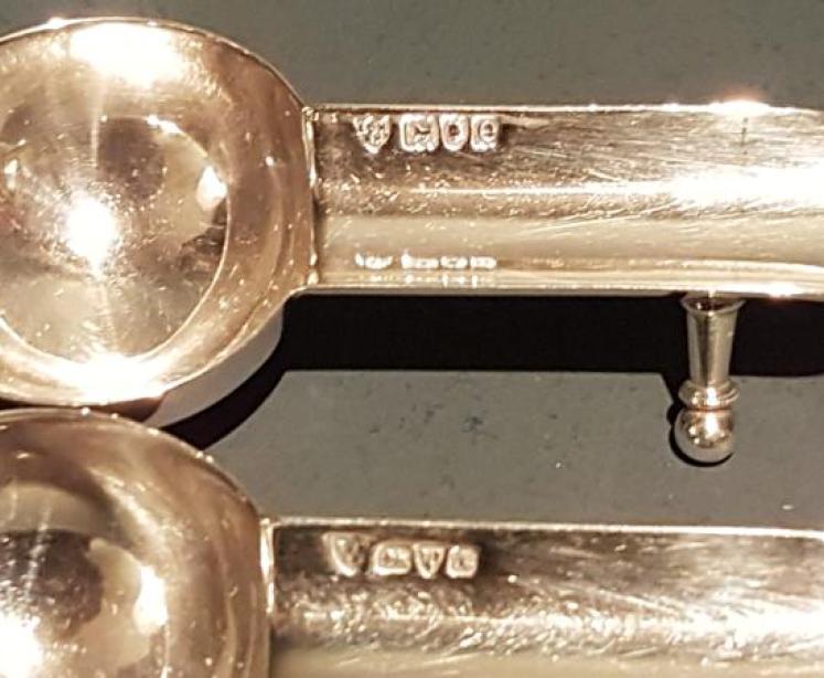 Pair of Silver Cigar Rests - Image 6