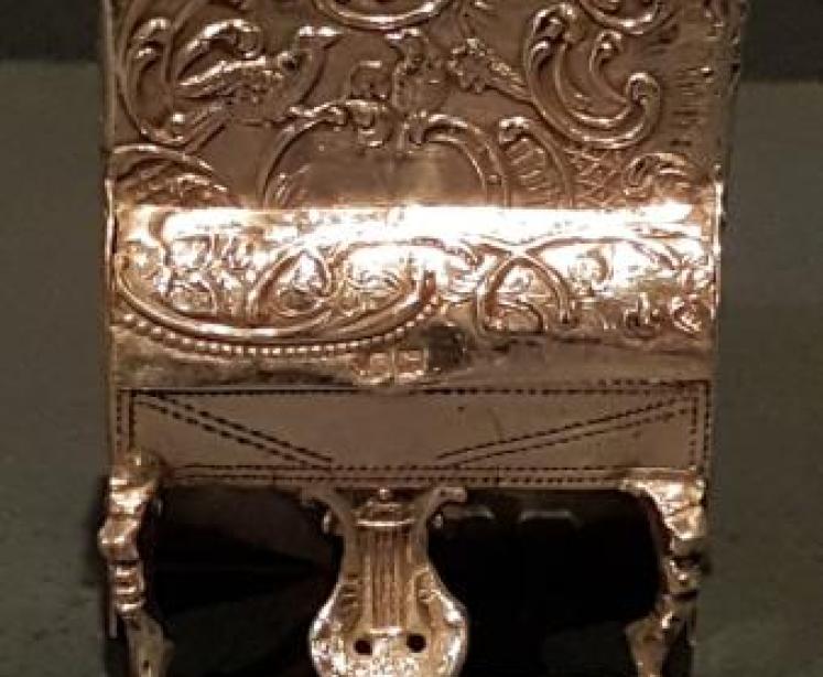 Victorian Silver Piano Vesta Case - Image 2