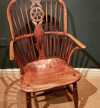 Antique Ash and Elm Windsor Chair