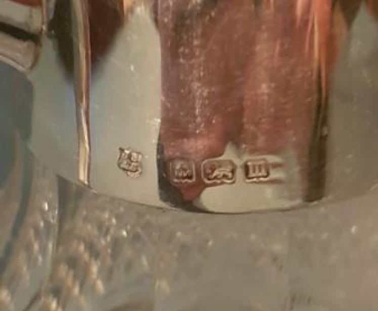 Victorian Silver and Cut Crystal Claret Jug - Image 4