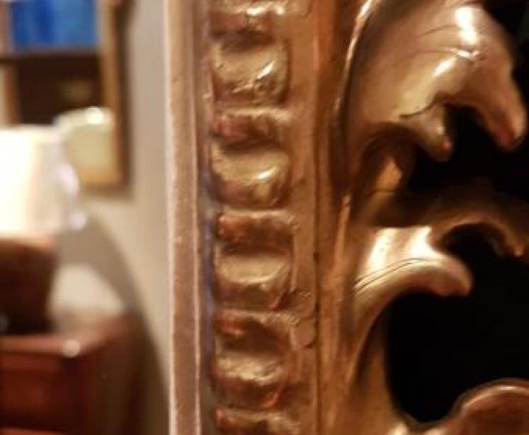Victorian Timber Gilt Florentine Mirror - Image 3