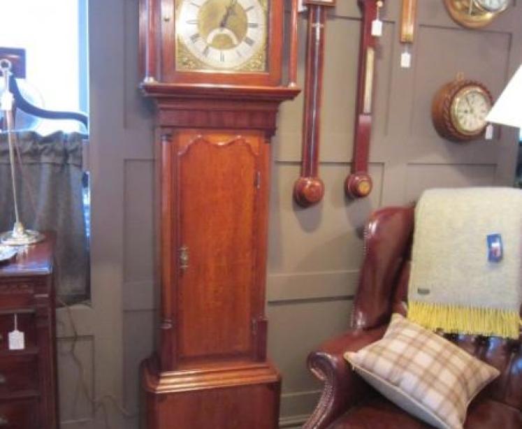 Small George III Barber of Winster Longcase Clock - Image 1
