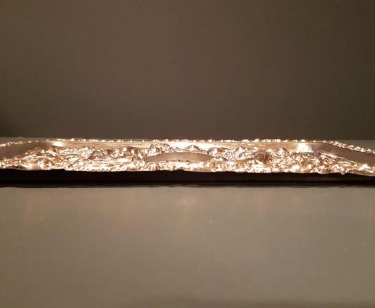 Fine Quality Edwardian Silver Tray - Image 2