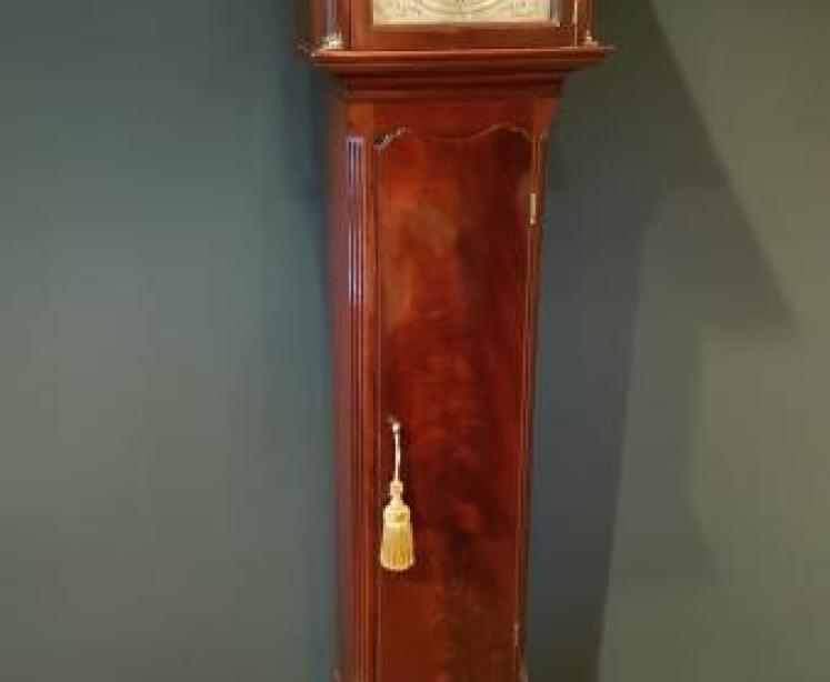 Superior Quality Edwardian Mahogany Grandmother Clock - Image 1