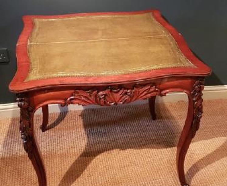 Fine Quality Victorian Mahogany Gaming Table - Image 6