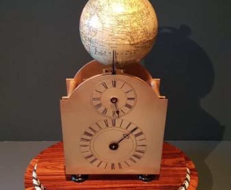 Unusual 1920's World Time Clock - Image 2