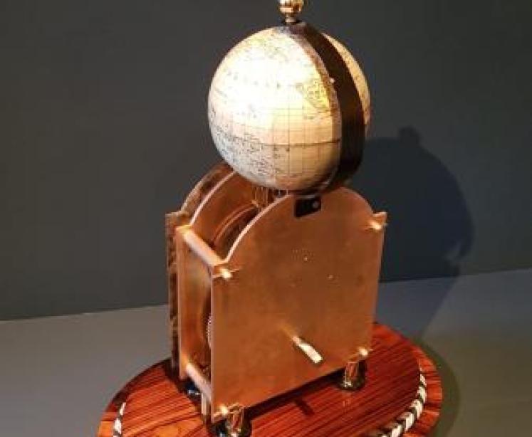 Unusual 1920's World Time Clock - Image 3