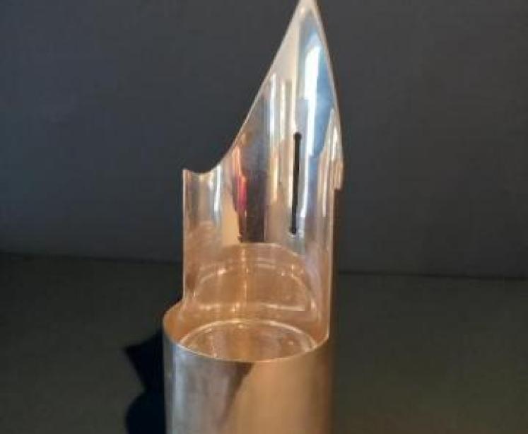 Fine George V Period Silver Pen Nib Ink Stand - Image 1