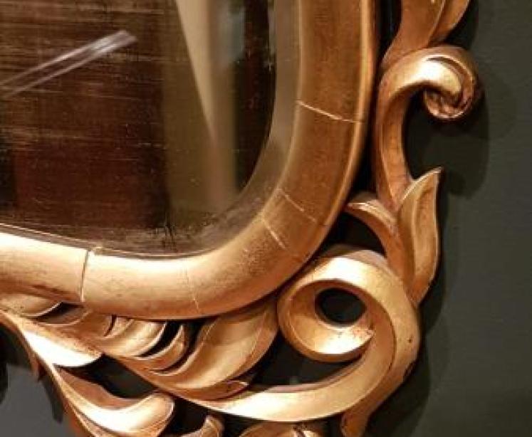 Early Victorian Timber Gilt Mirror - Image 6