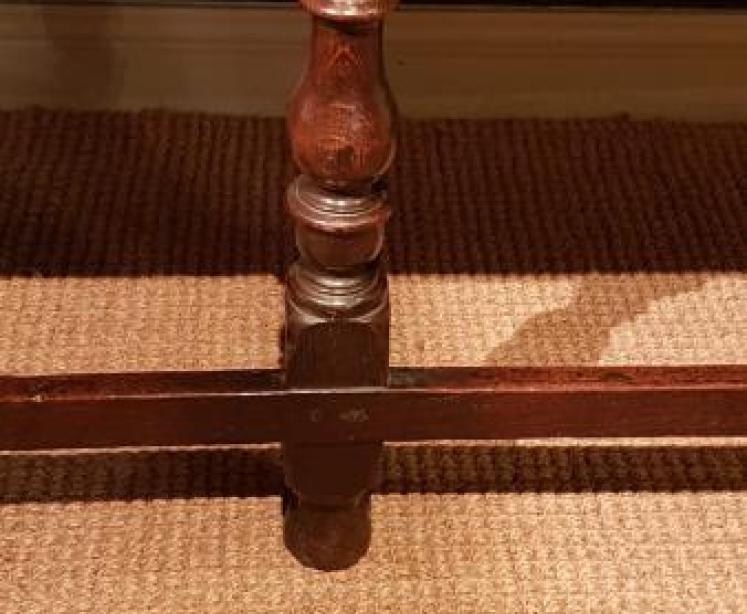 Early Period Oak Geometric Moulded Dresser - Image 5