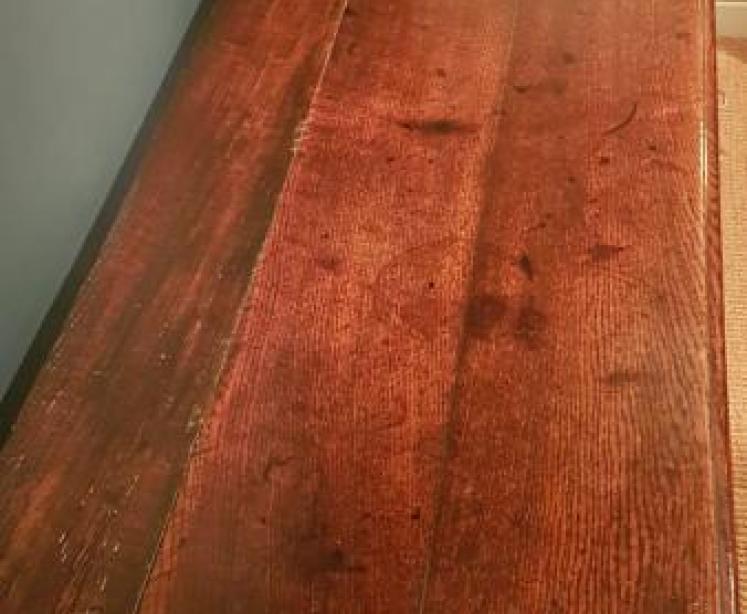 Early Period Oak Geometric Moulded Dresser - Image 7