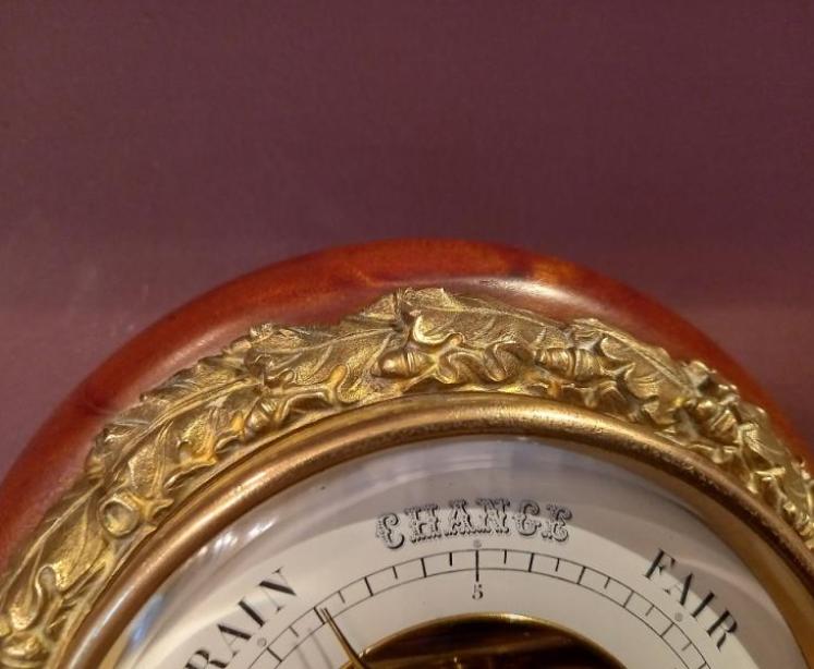 Superb Mid Victorian Skeletonised Negretti Marine Barometer - Image 5