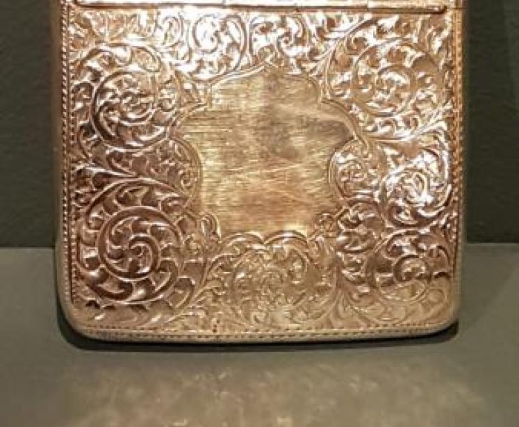 Unusual Edwardian Silver Card Case - Image 2