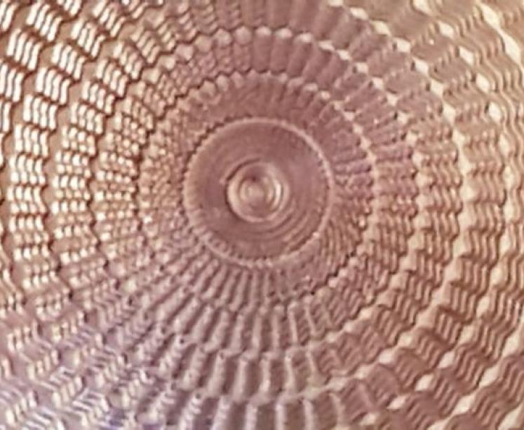 George V Period Silver & Lilac Enamel Compact - Image 2