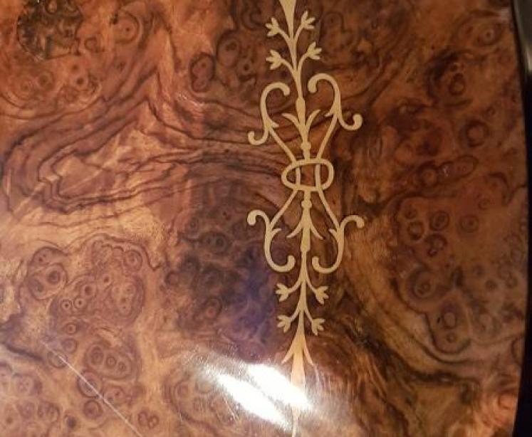 Fine Mid Victorian Burr Walnut Card Table - Image 3
