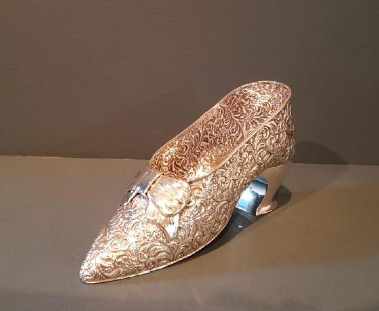 Large Edwardian Chester Silver Shoe - Image 7