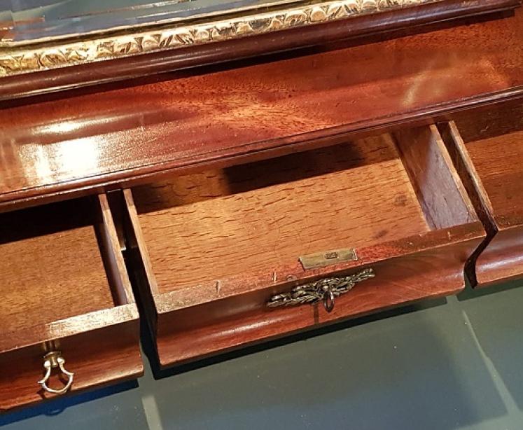 George III Mahogany Toilet Mirror - Image 5