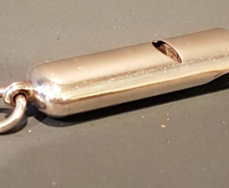 Immaculate Antique Silver Whistle - Image 1